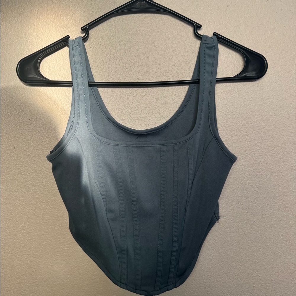 Stylish Blue Tank Top